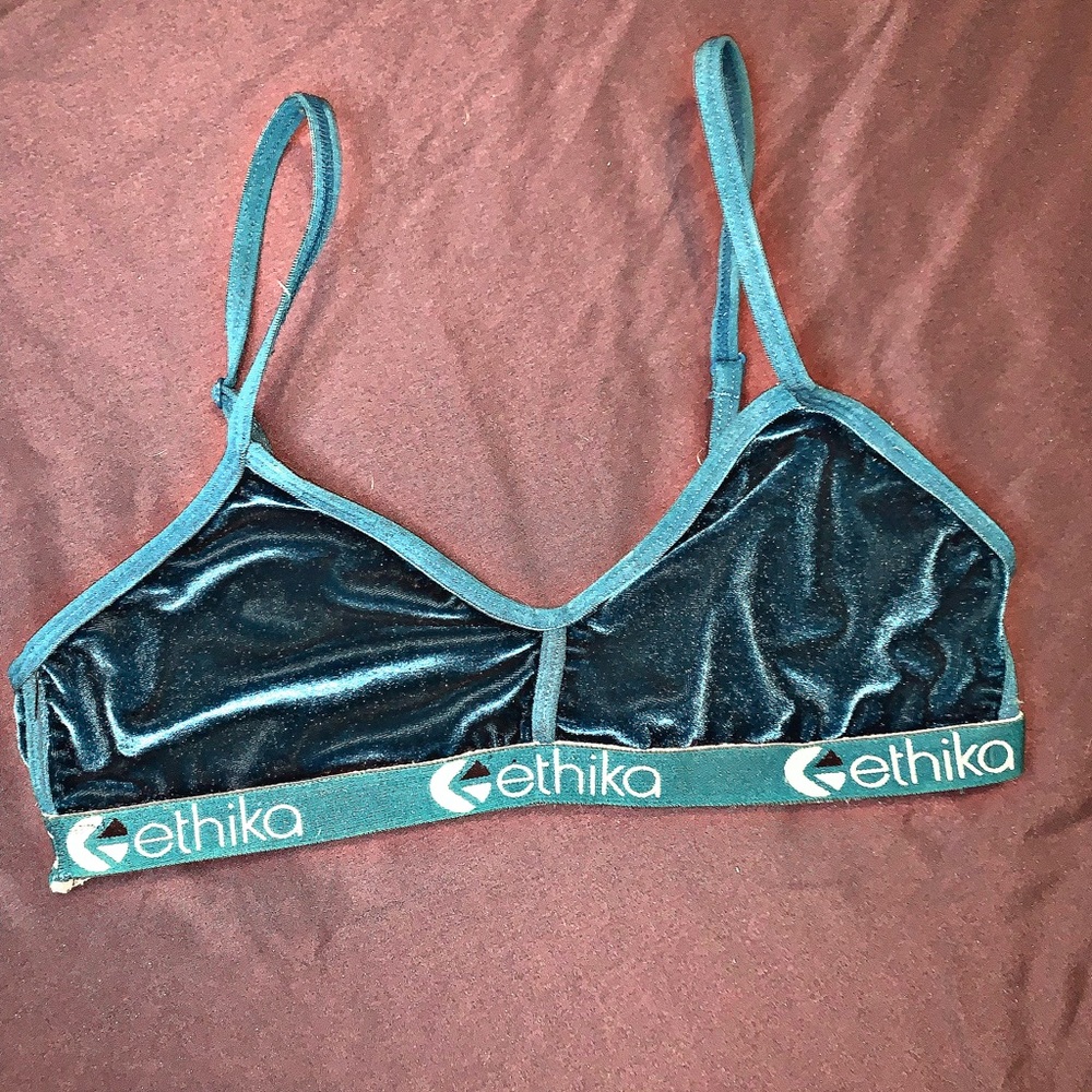 DARK TEAL BLUE ETHIKA BRALETTE